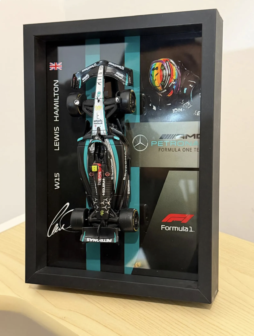 Cuadro 3D F1 W15 | Lewis Hamilton — vista 5