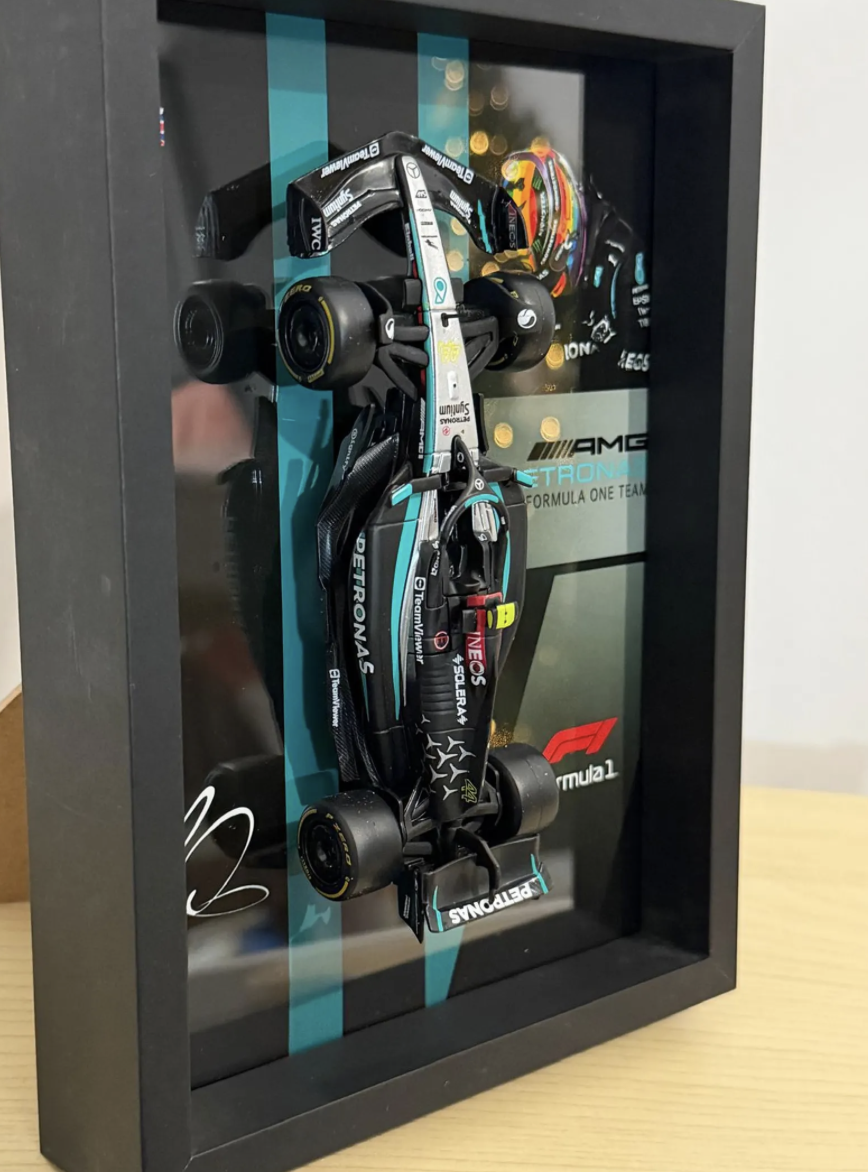 Cuadro 3D F1 W15 | Lewis Hamilton — vista 6