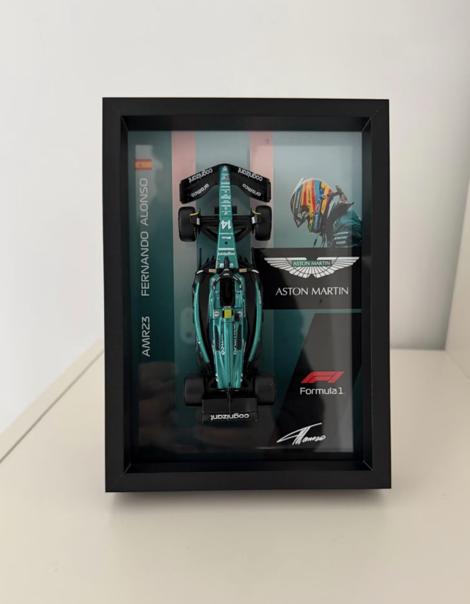 Cuadro 3D F1 Fernando Alonso AMR25 — vista 4