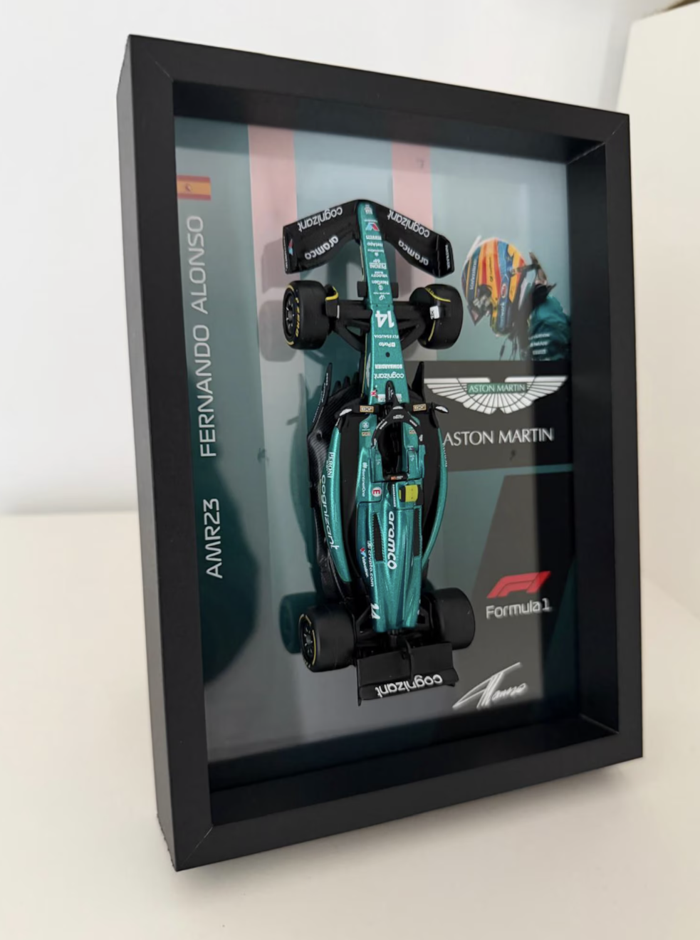 Cuadro 3D F1 Fernando Alonso AMR25 — vista 5