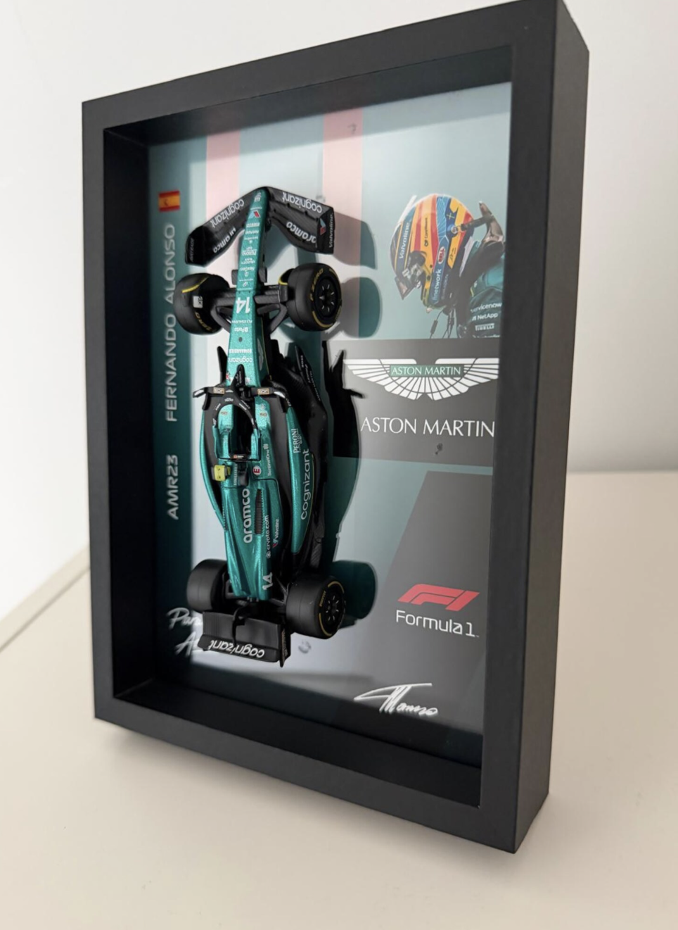 Cuadro 3D F1 Fernando Alonso AMR25 — vista 6