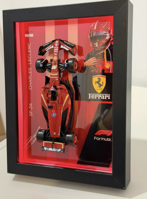 Cuadro 3D F1 Ferrari SF-24 | Charles Leclerc — vista 2