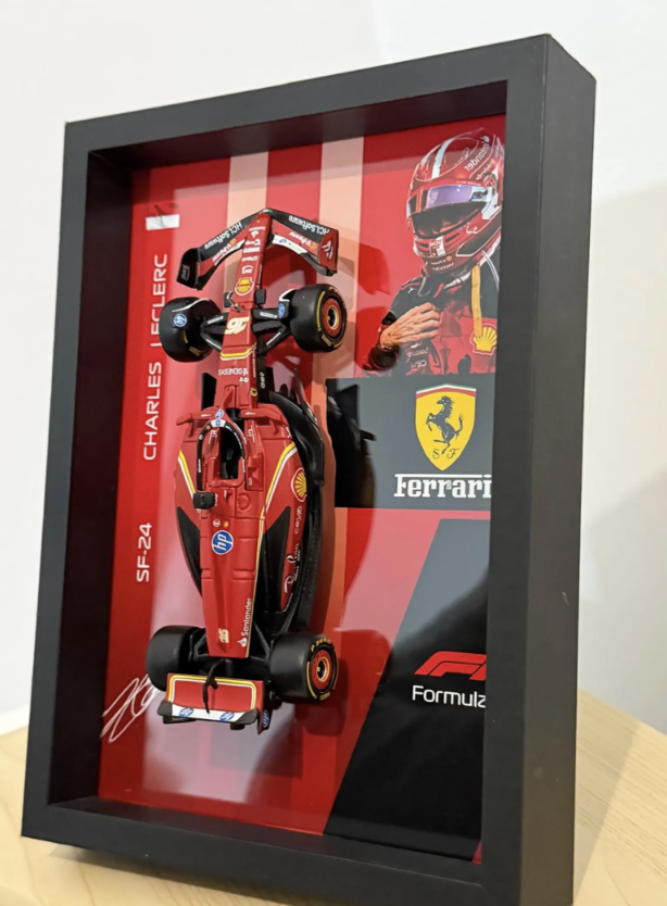 Cuadro 3D F1 Ferrari SF-24 | Charles Leclerc — vista 6