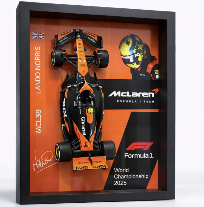 Cuadro 3D F1 McLaren | Lando Norris — vista 2