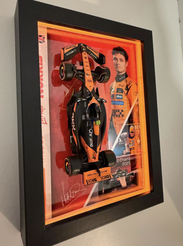 Cuadro 3D F1 McLaren | Lando Norris — vista 3