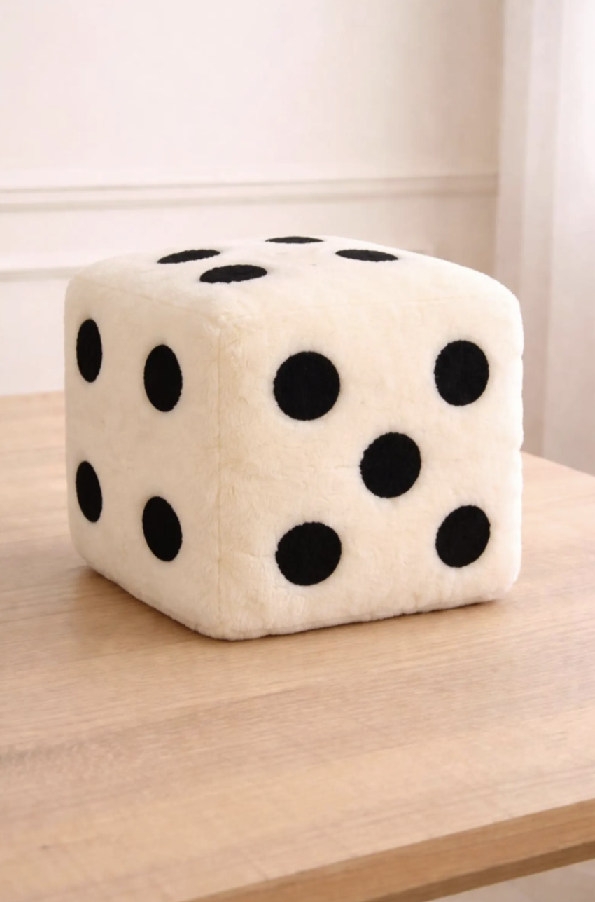 Cojín Dado de Peluche | Decoración Gaming — vista 3