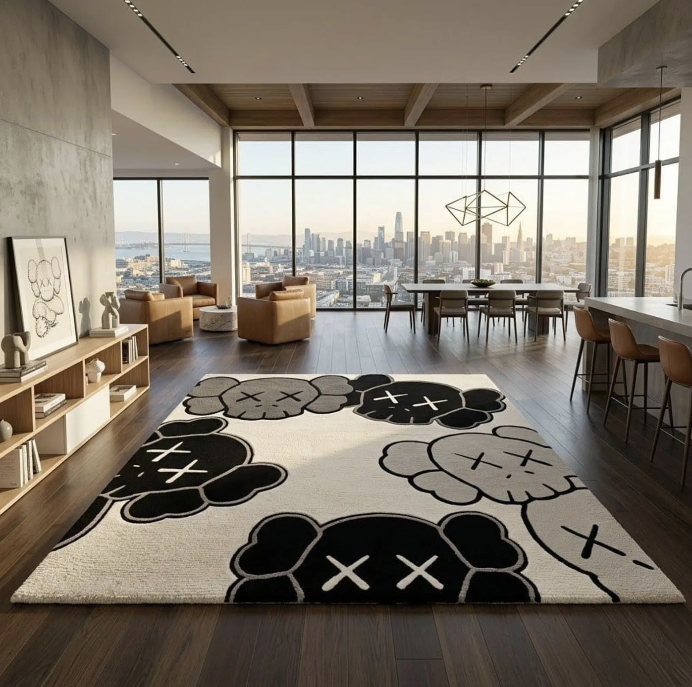 Alfombra Hypebeast Pop Art | Diseño Streetwear — vista 2
