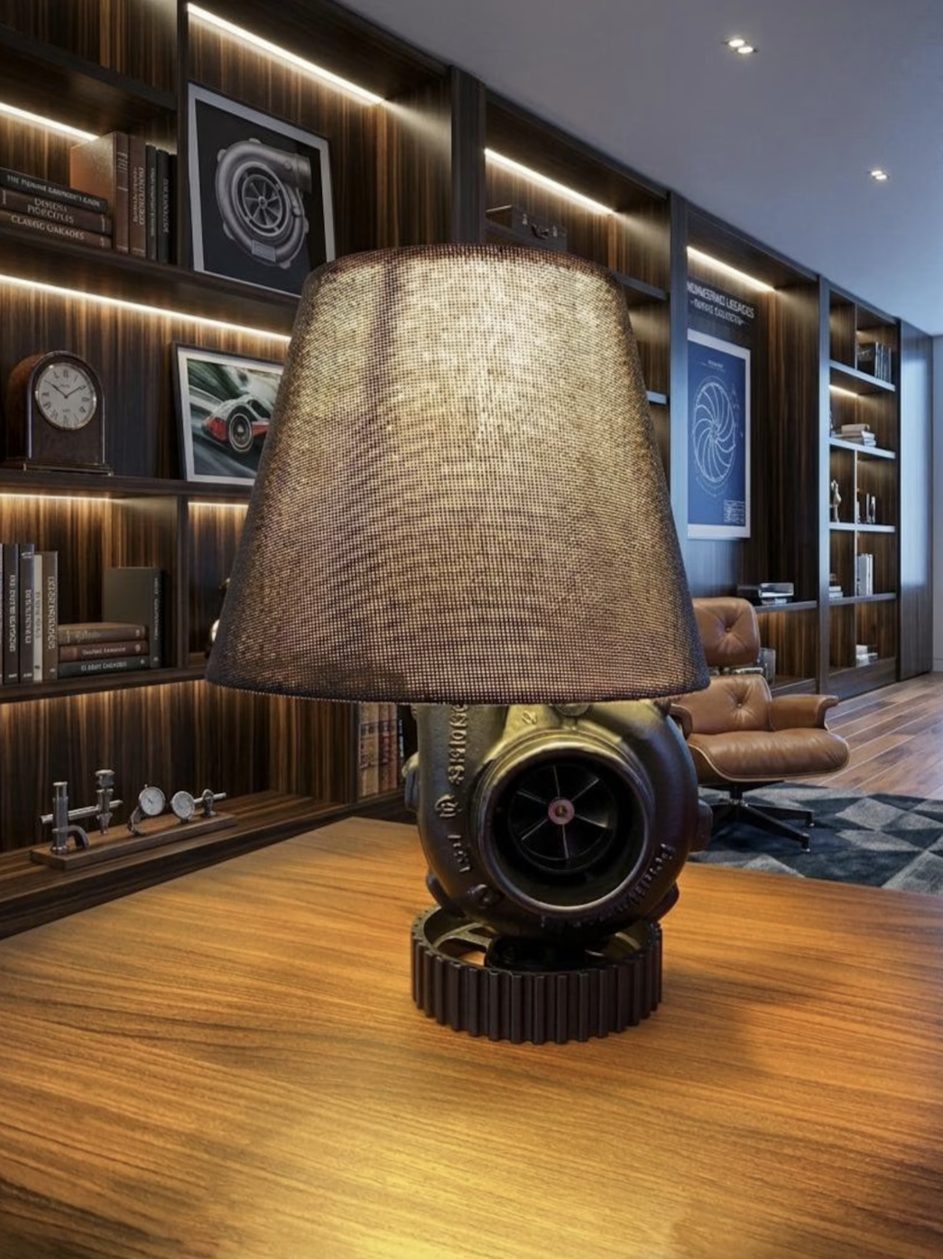 Lámpara Turbo de Motor | Decoración Automotriz — vista 2