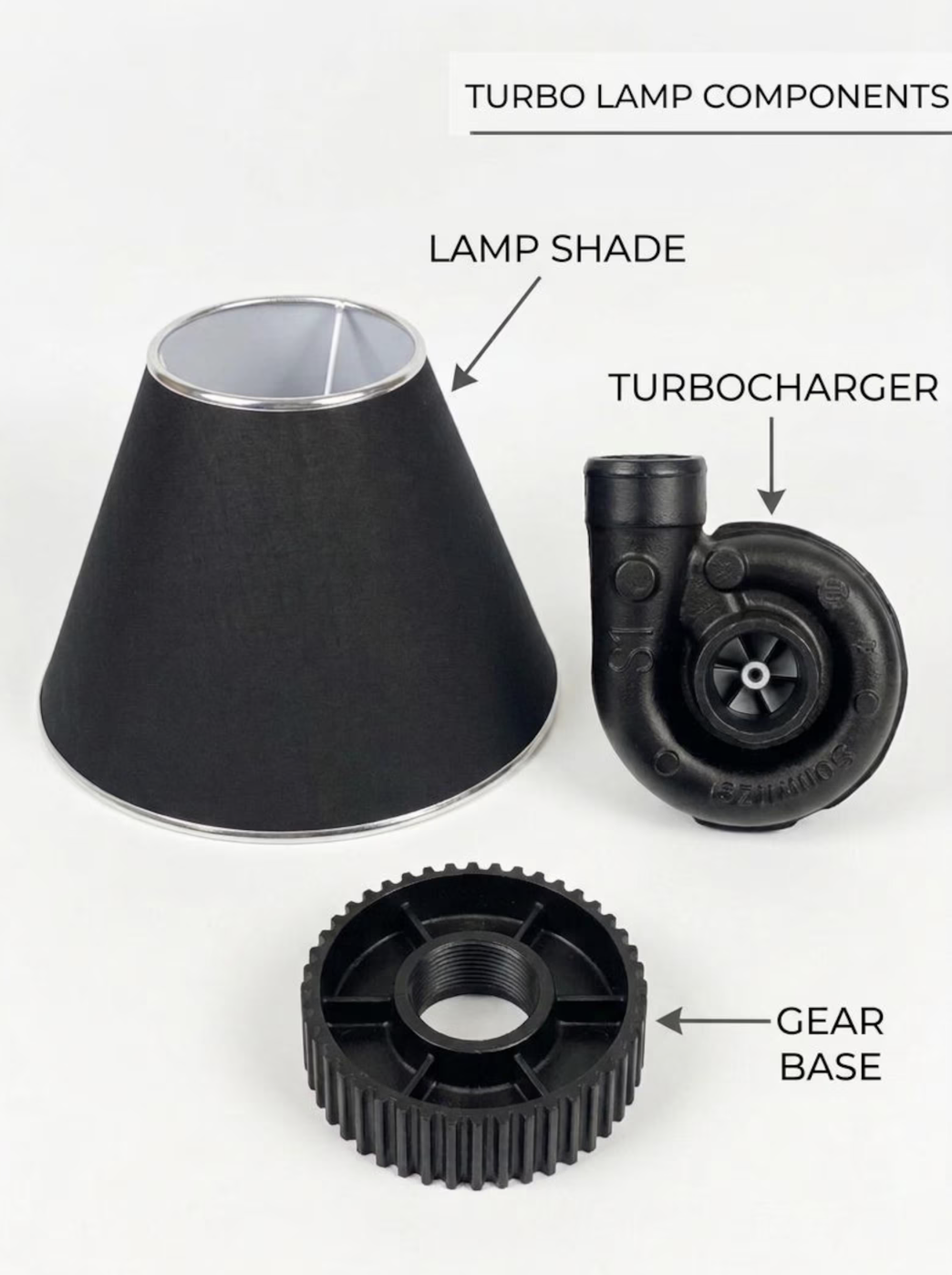 Lámpara Turbo de Motor | Decoración Automotriz — vista 5