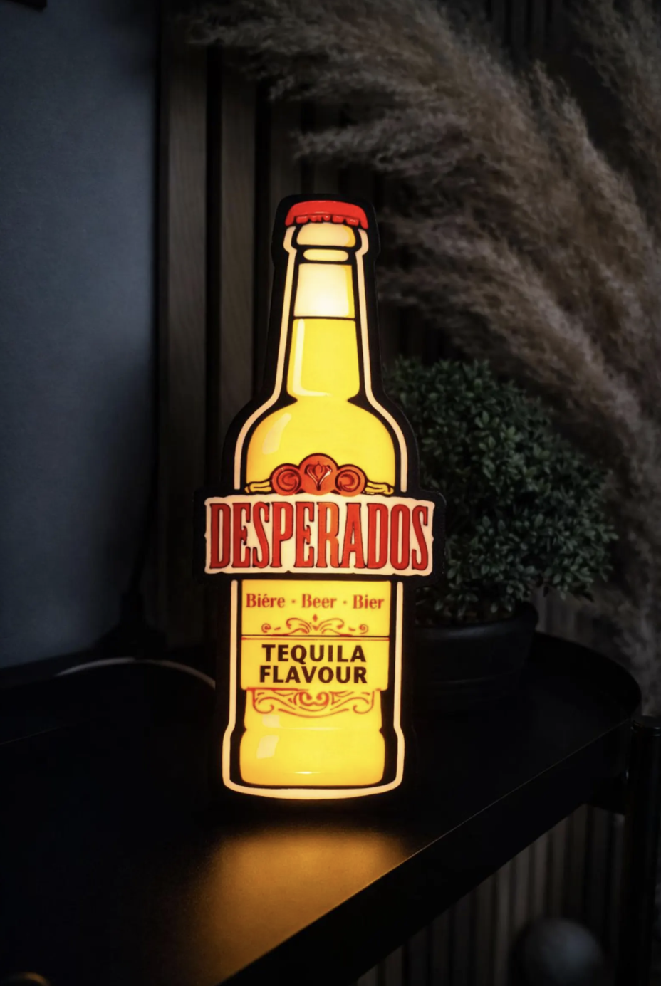 Lámpara LED Desperados con Forma de Botella — vista 2
