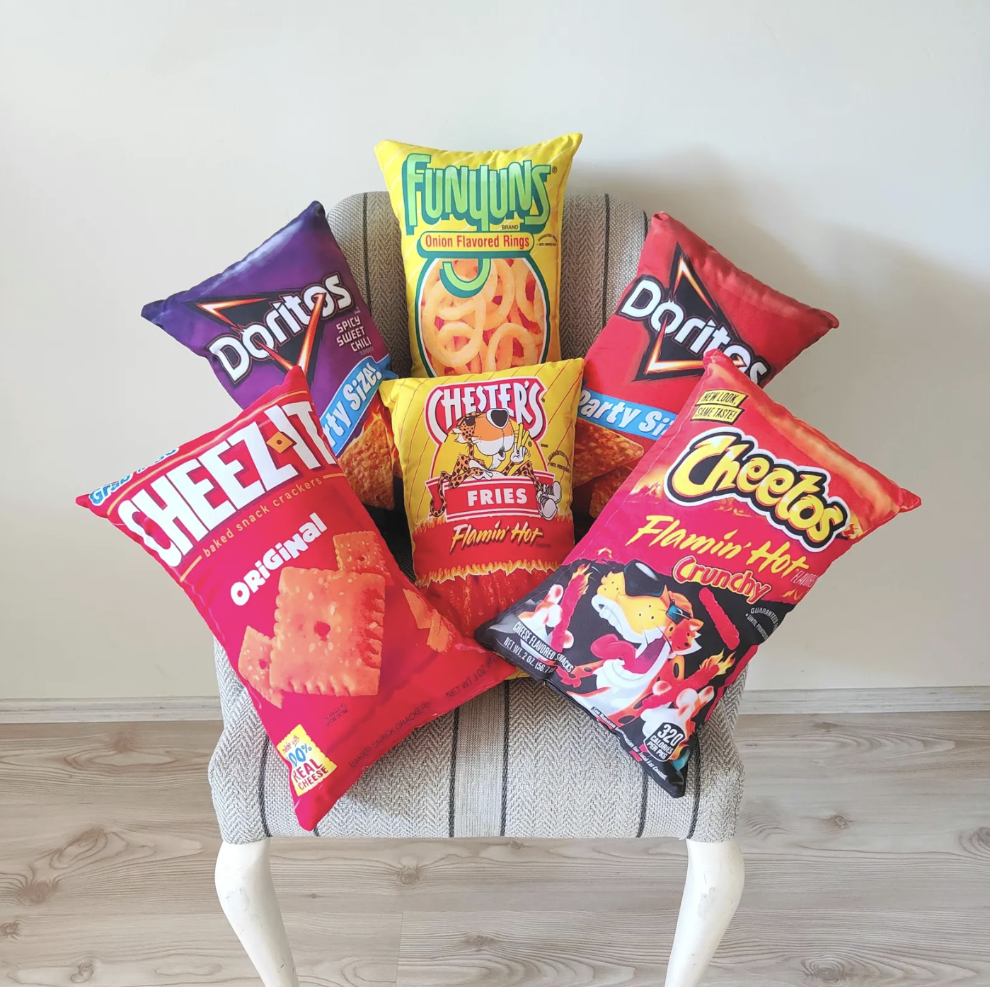 Cojín con Forma de Bolsa de Patatas Fritas — vista 2