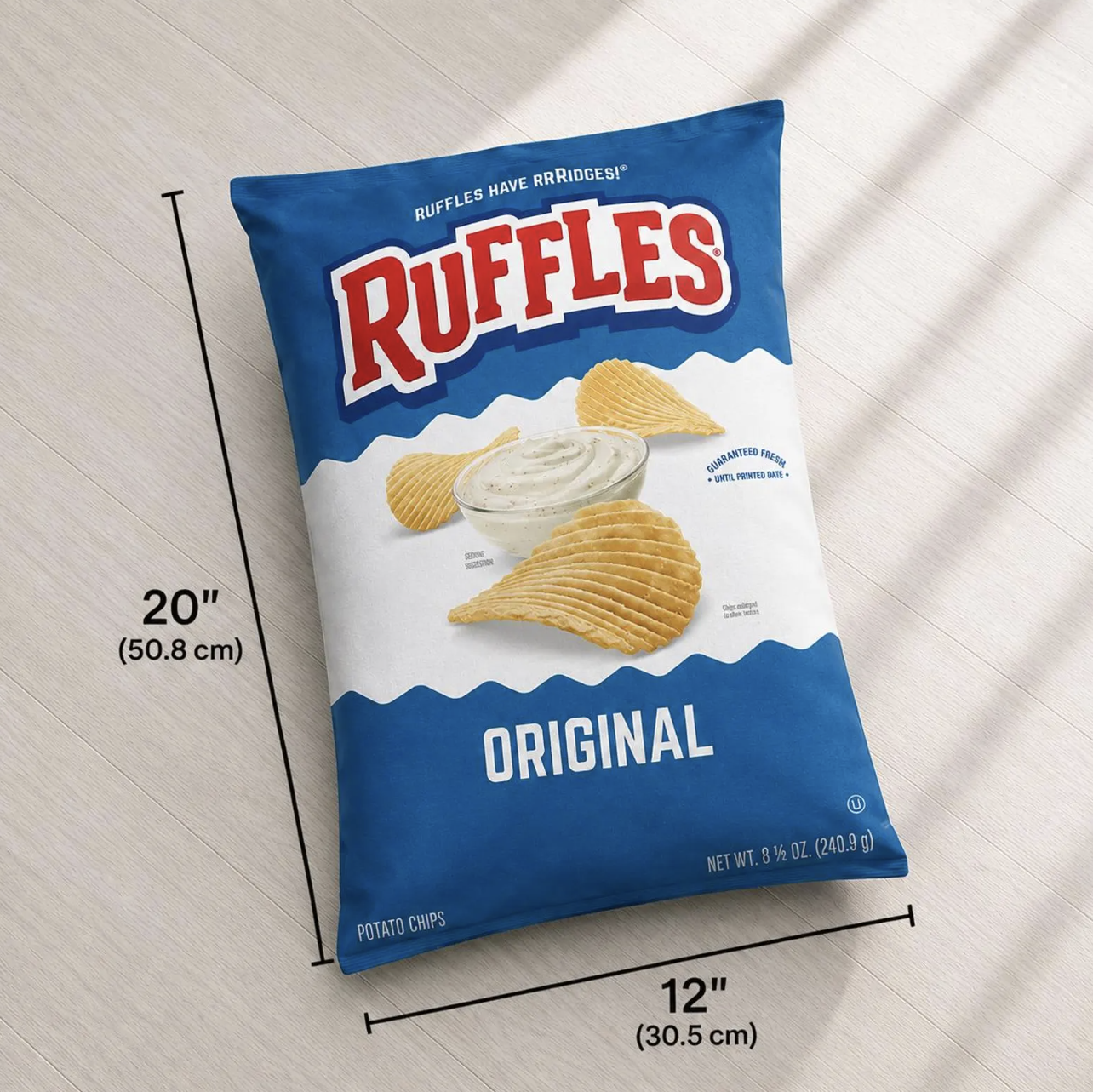 Cojín con Forma de Bolsa de Patatas Fritas — vista 4